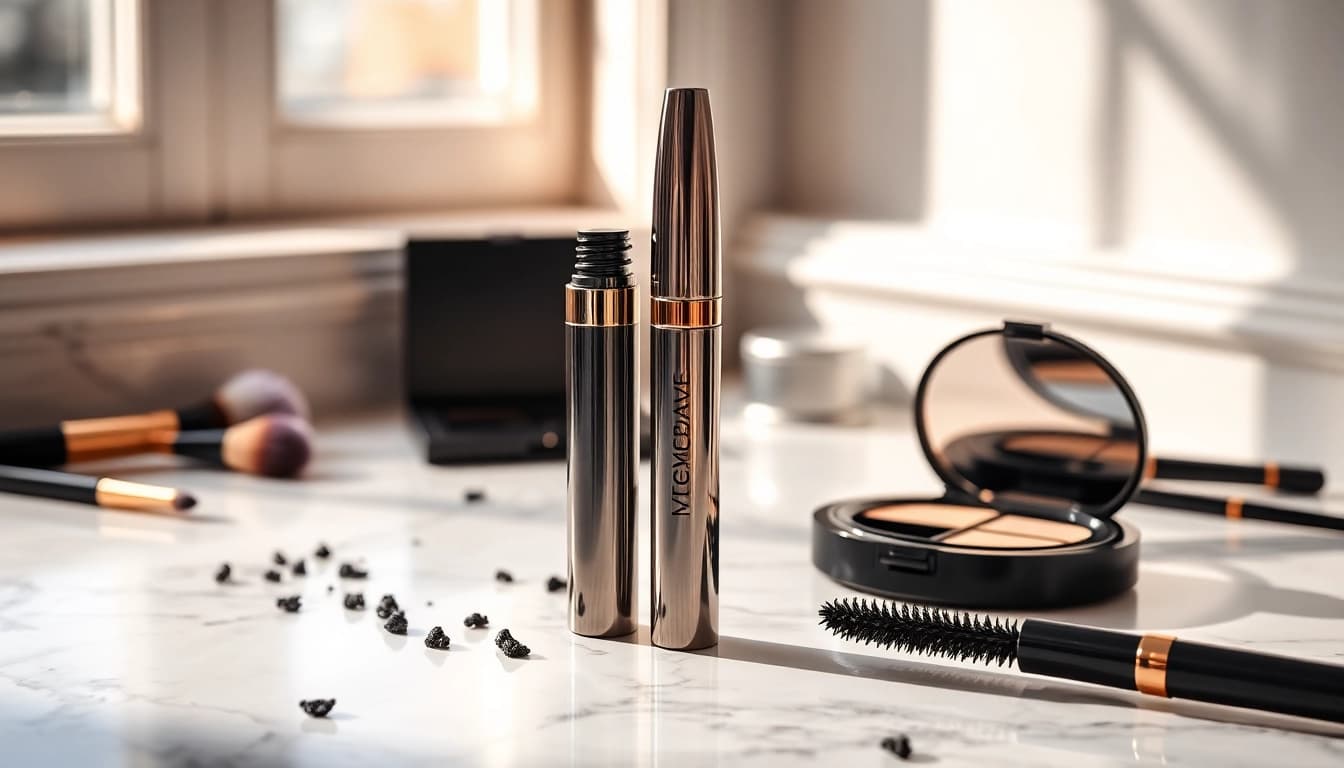 Apply luxe waterproof mascara for flawless, long-lasting definition and volume.