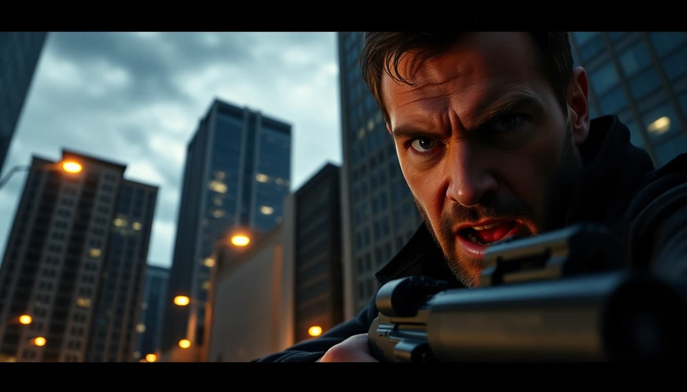 Discover thrilling scenes depicting characters from shows similar to reacher series in urban settings.