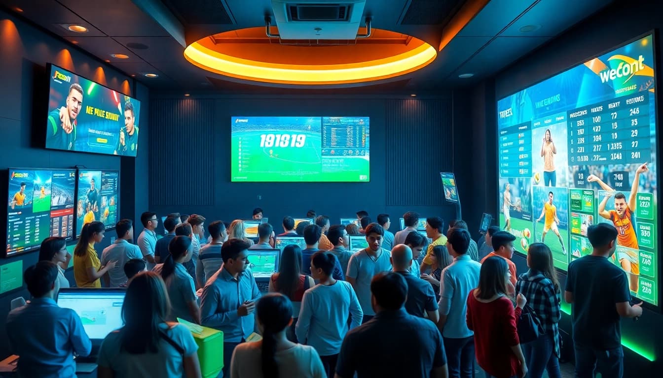 Engaging betting environment showcasing trust and excitement with 슈어맨.