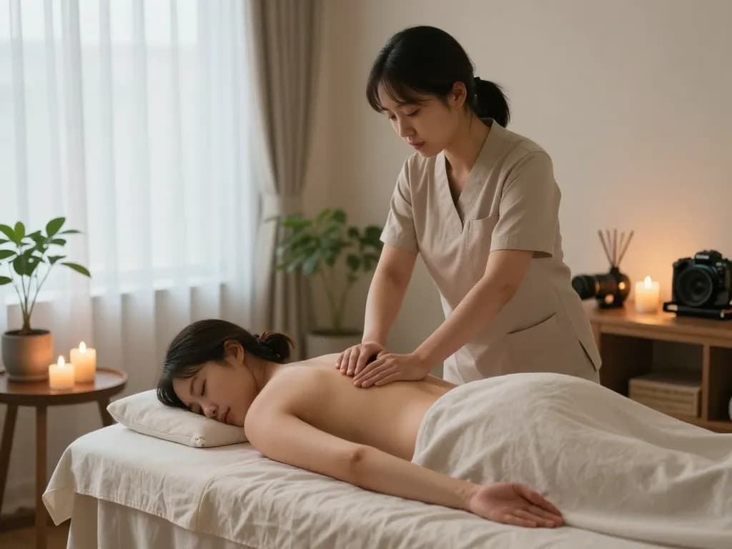 Experience the soothing effects of 서초스웨디시 massage therapy in a tranquil spa setting with calming ambiance and relaxation techniques.
