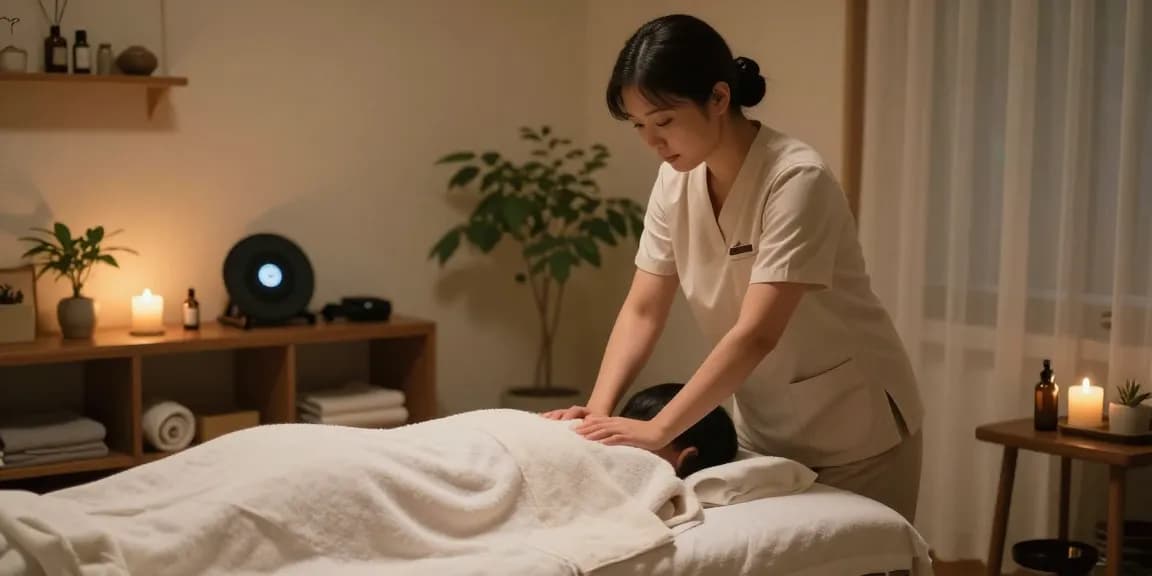 역삼동마사지가 제공되는 편안한 마사지 치료실 모습
