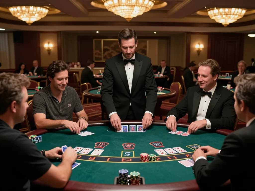 Experience thrilling gameplay at the best widget store with engaged players at blackjack tables