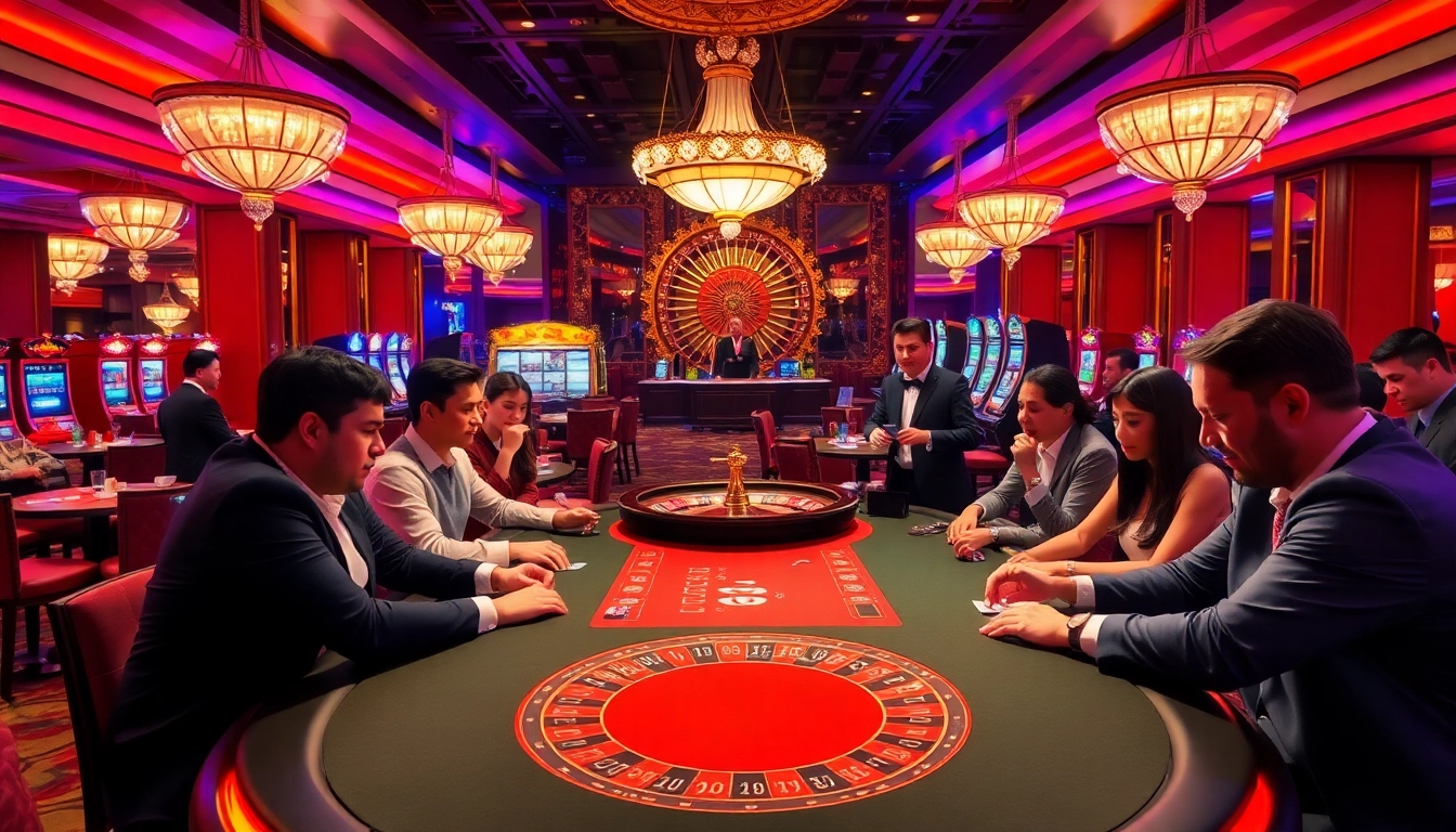 Experience the thrill of gambling at TR88 with live poker action and dynamic roulette.