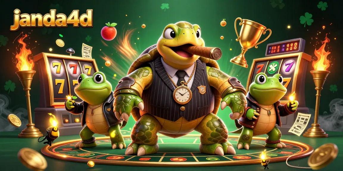 Menangkan jackpot dengan janda4d, slot online terkini menampilkan karakter unik dalam suasana kasino.