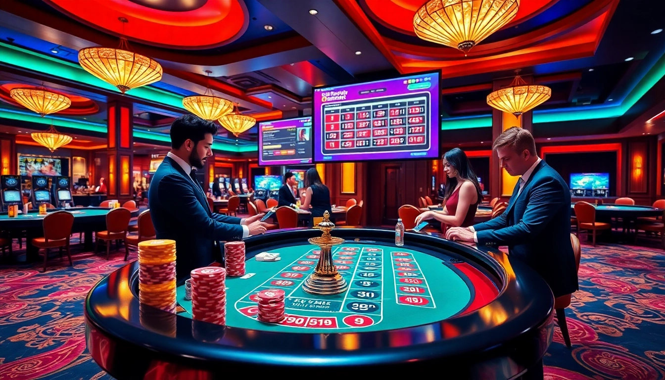 Experience the excitement of gambling as players verify 789BET có uy tín không at a vibrant casino.