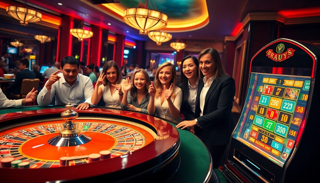 Experience the thrill of apk jaya amidst an opulent casino setting with vibrant gaming excitement.