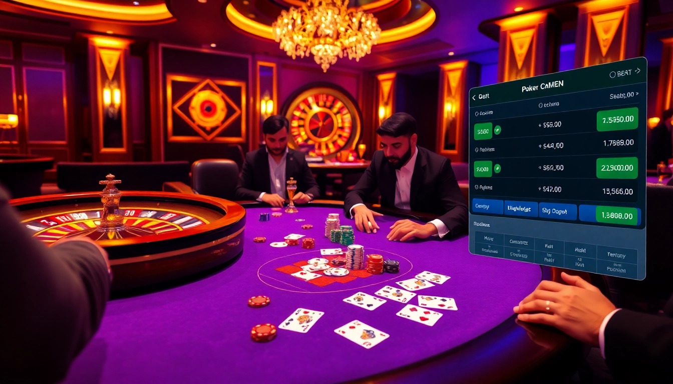 Experience the excitement of gaming at https://rr88co.net/ with a lively poker table scene.