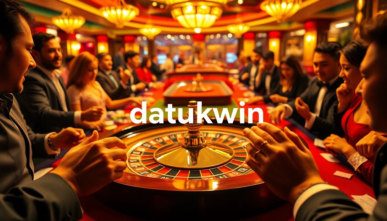 Rasakan sensasi di datukwin saat para pemain merencanakan strategi di meja roulette yang berwarna-warni.