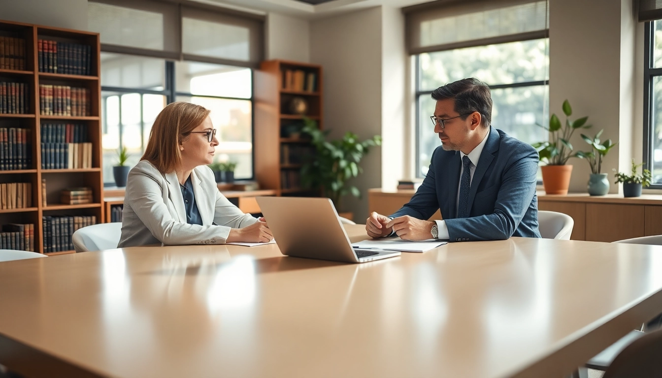 Engaging estate planning San Antonio consultation with client in a professional office.