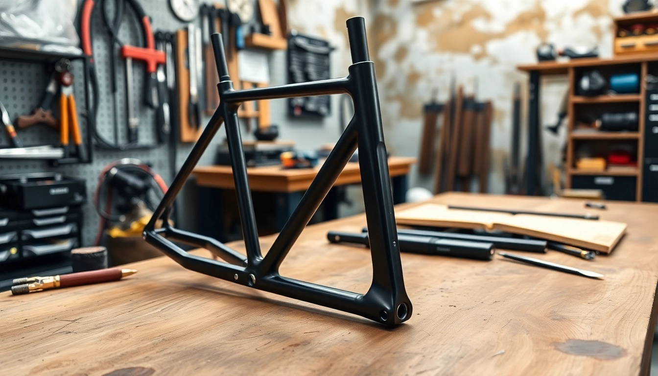 Assembly of polymer80 pf940v2 full-size frame kit with tools on a workbench.