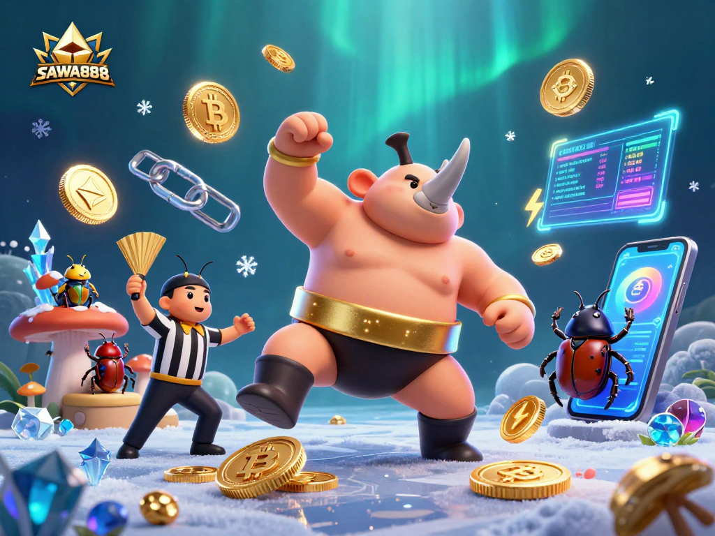 Experience epic gameplay at SAWA888 with vibrant characters and crypto highlights.