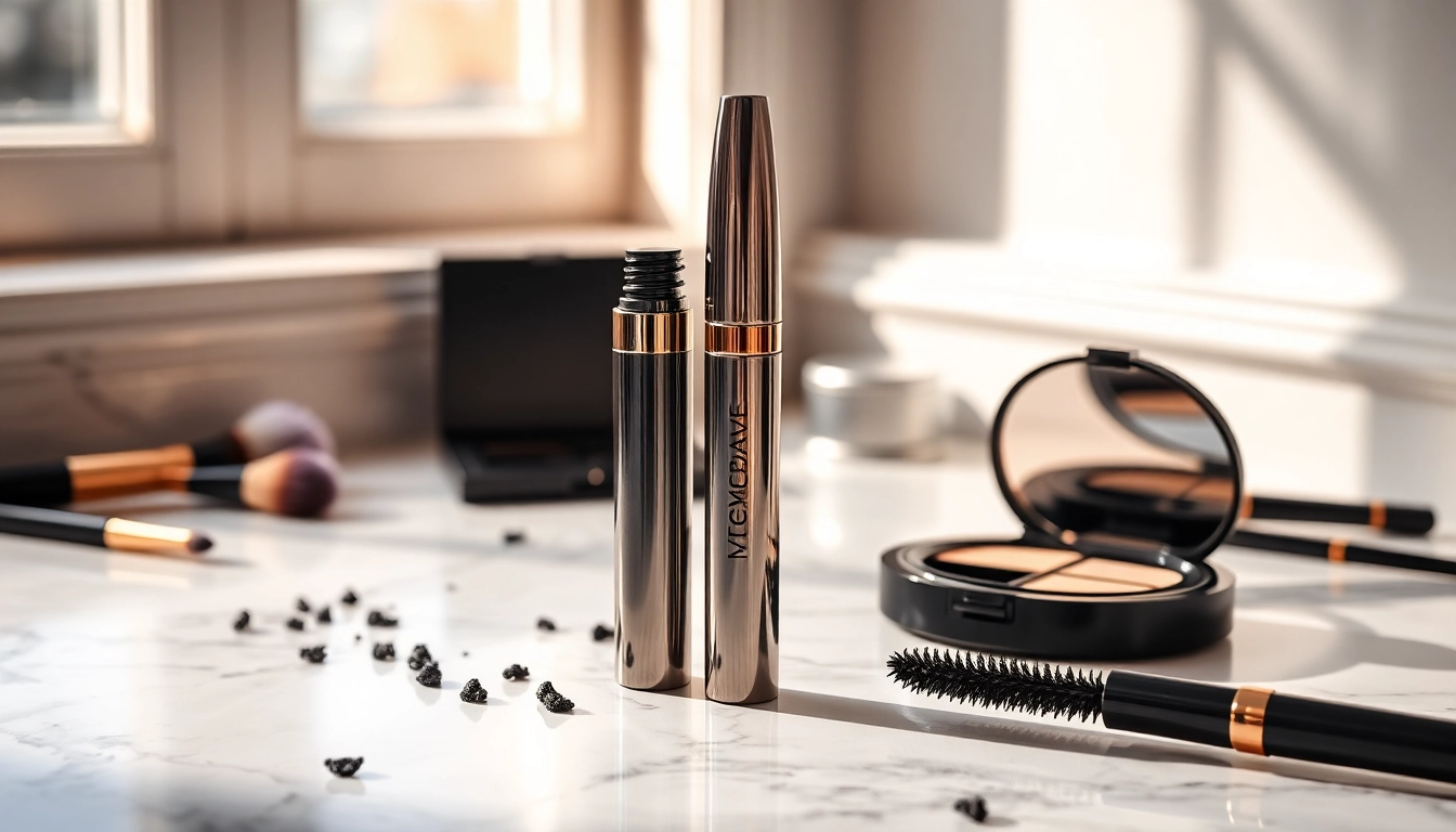 Apply luxe waterproof mascara for flawless, long-lasting definition and volume.