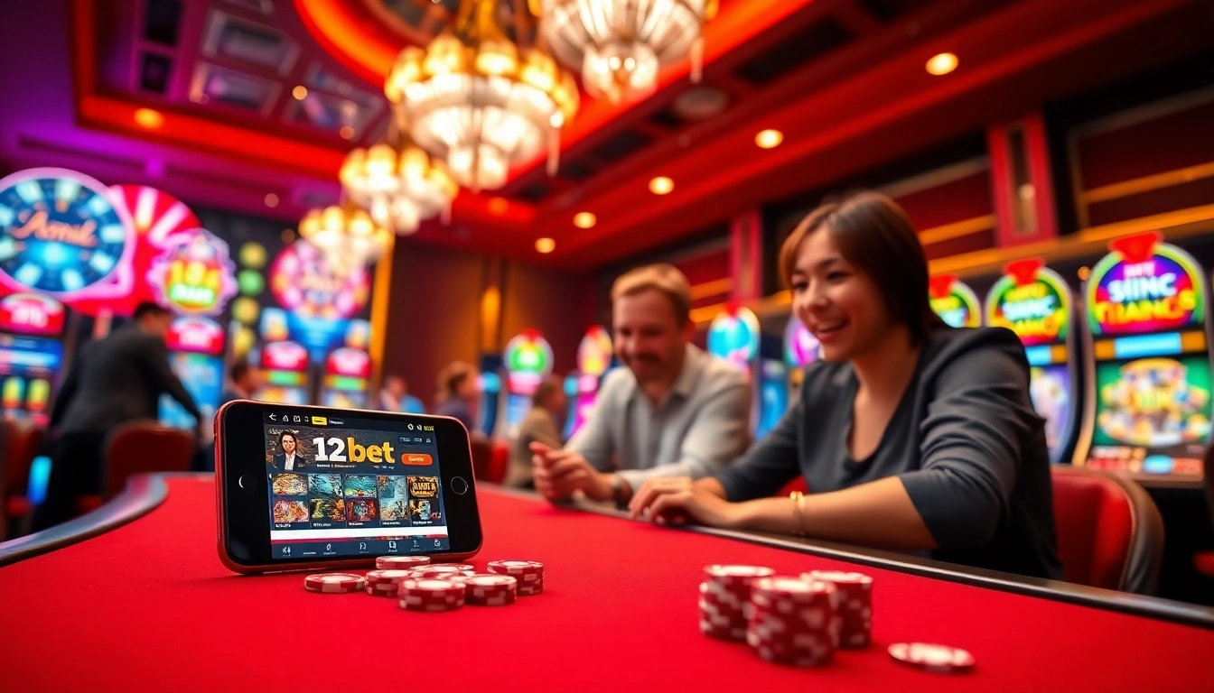 Experience the excitement of winning with ink vao 12bet on your mobile device in a vibrant casino scene.