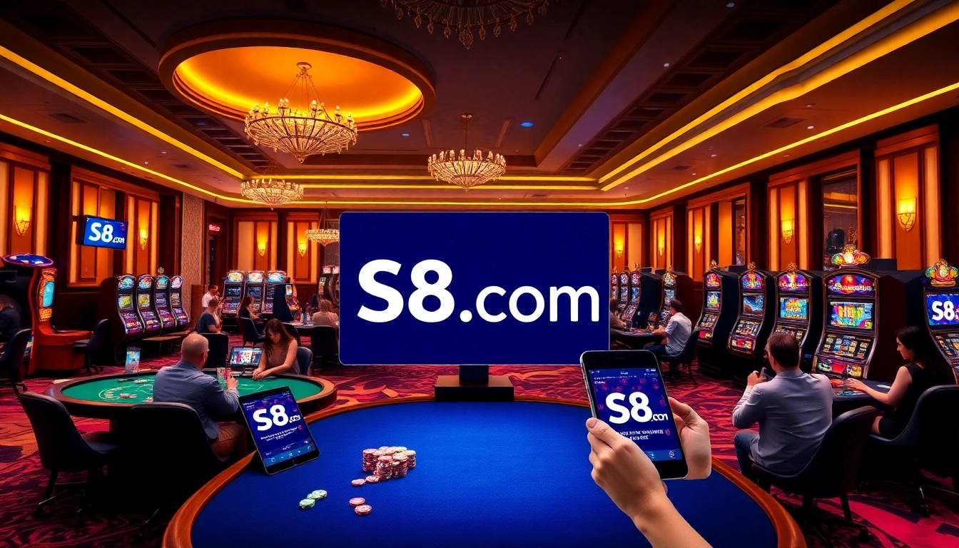 Engage in thrilling casino games on S8 com with exciting tables and vibrant slots.