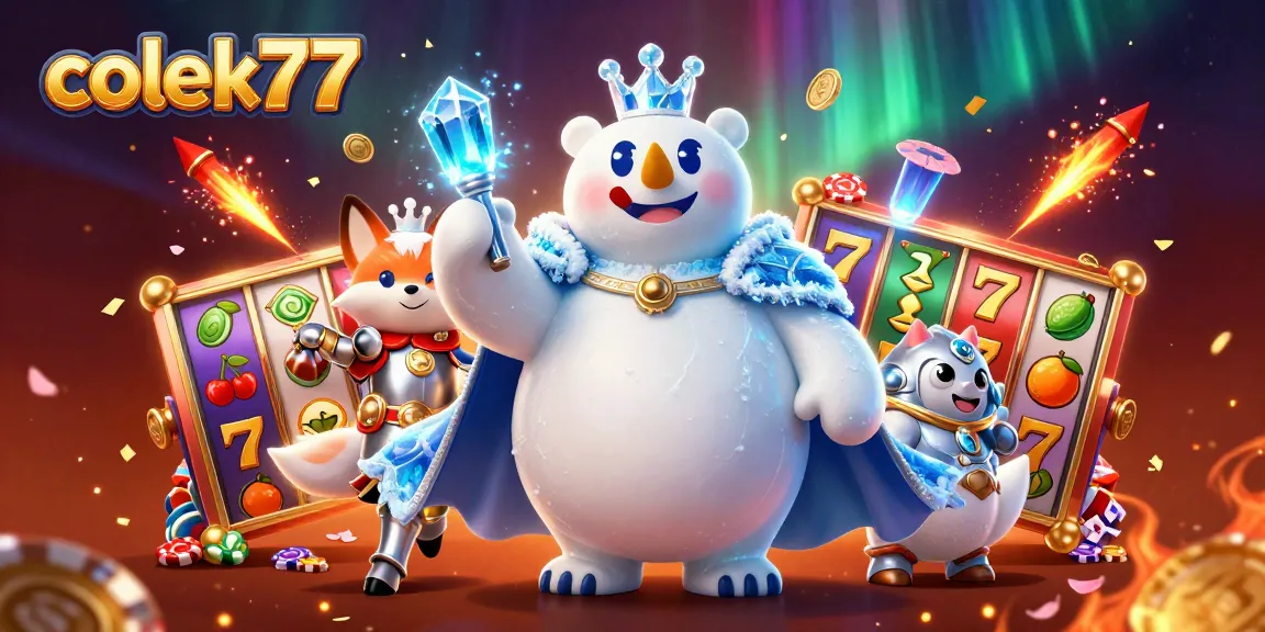 Spin the reels with colek77, an exciting casino game featuring vibrant slot graphics.