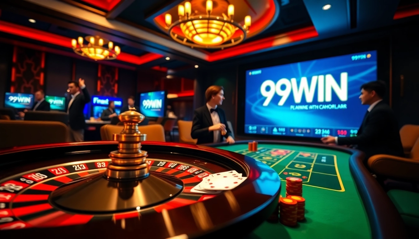 Experience the excitement of 99WIN with vibrant casino games and engaging players.