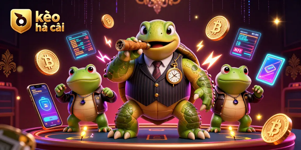 Betting with kèo nhà cái in a vibrant casino scene filled with character and energy.
