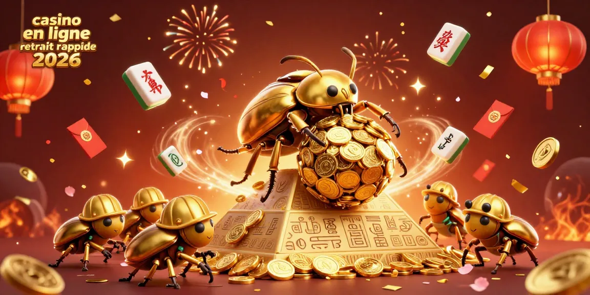 Gagnez gros avec le casino en ligne retrait rapide 2026, symboles et accessoires vibrants.