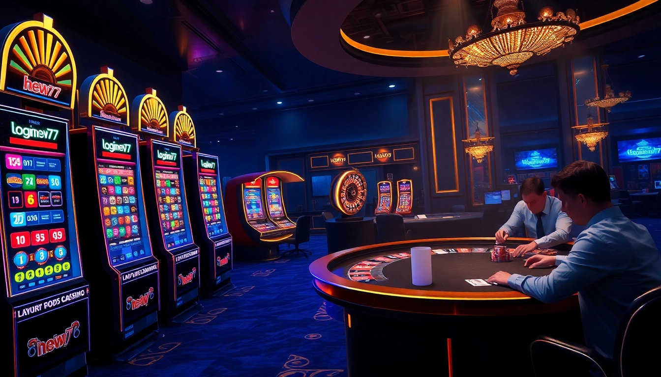 Experience the thrill of login new77 with vibrant casino games and high-stakes excitement.