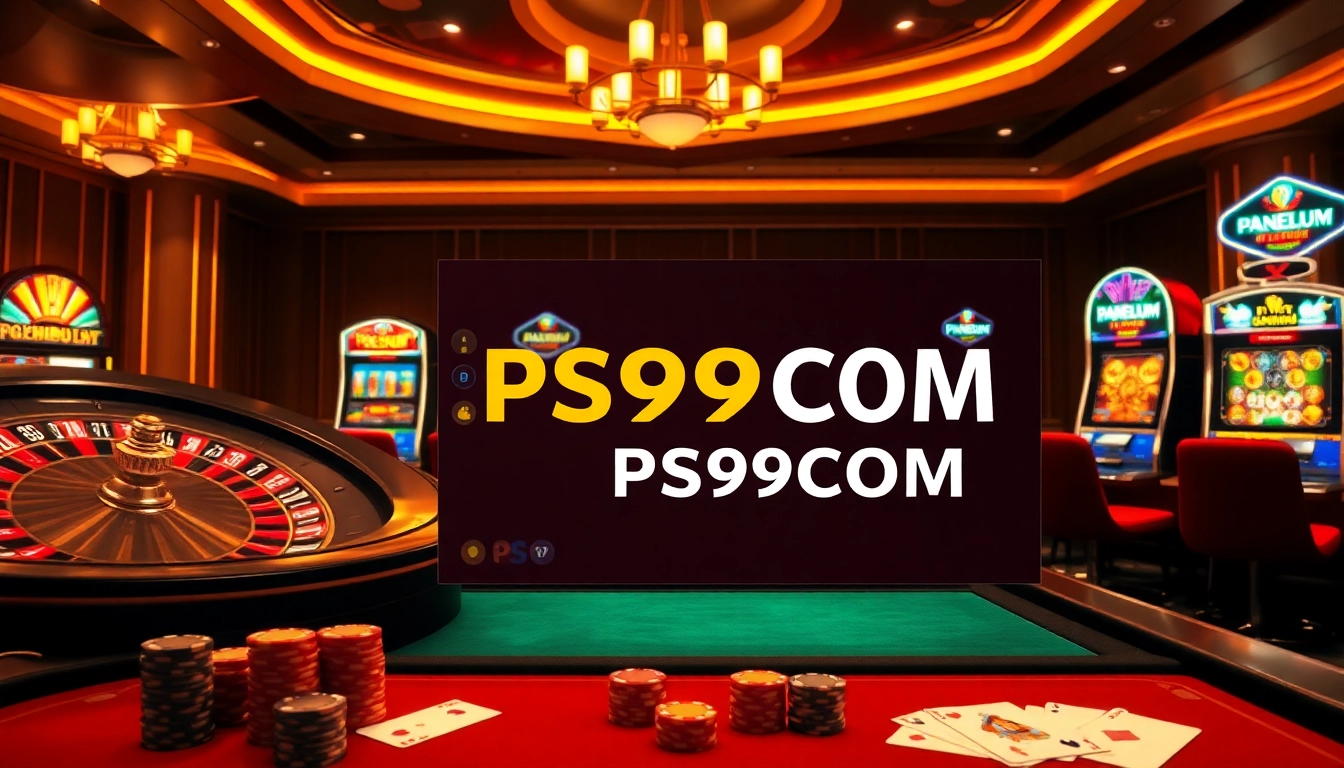 Experience the excitement of gaming at PS99COM with luxurious casino elements.
