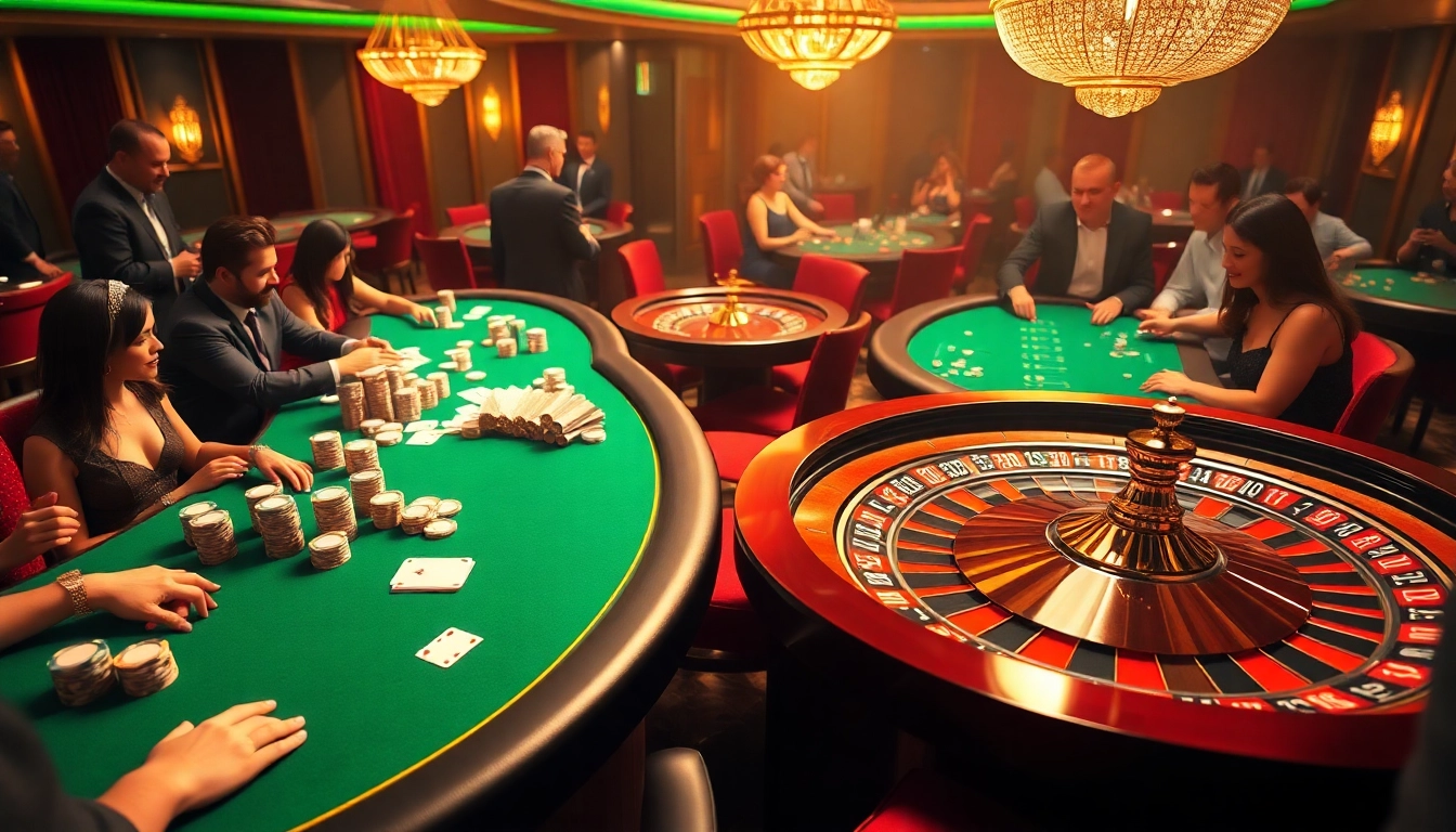 Experience the excitement of pahala4d with vibrant casino tables and poker chips in action.