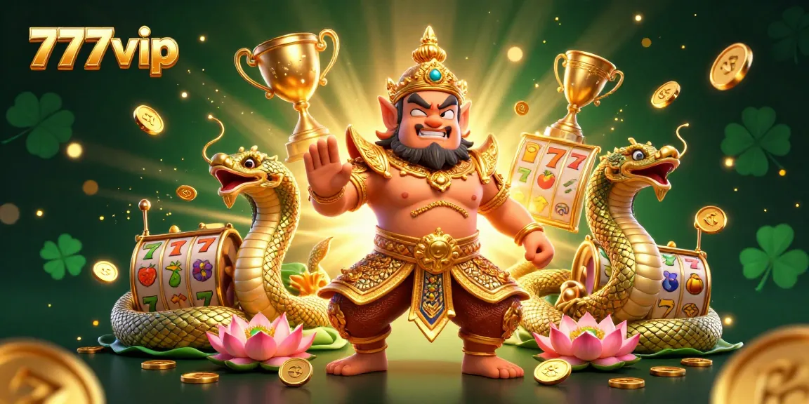 Experience exciting gameplay at 777vip with a vibrant 3D casino illustration showcasing thrilling slots and rewards.