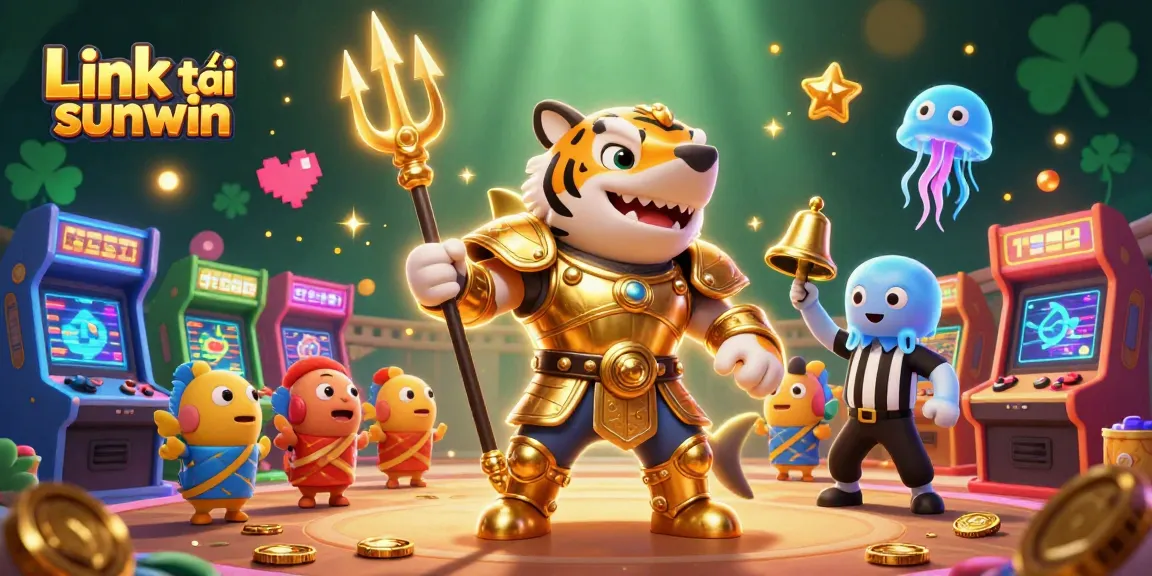 Experience thrilling gameplay with Link tải sunwin in a vibrant, action-packed casino scene.