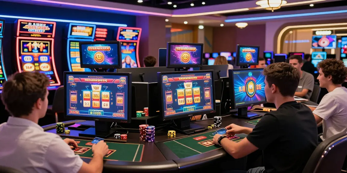Credit card casinos at https://gdsap.org.uk showcasing players enjoying online gaming experiences in a vibrant atmosphere.