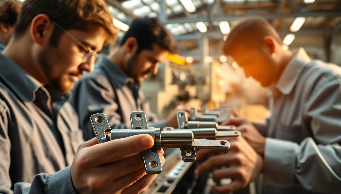 Cabinet Hinge Manufacturers showcasing precision work in a modern facility.