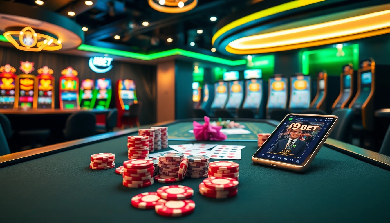 I9BET offers an exciting online gambling experience with vibrant casino tables and action-packed gameplay.