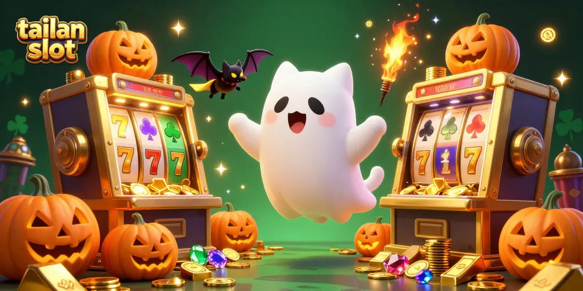 Experience thrilling slot action with tailan slot in a vibrant scene featuring lucky symbols and treasures.