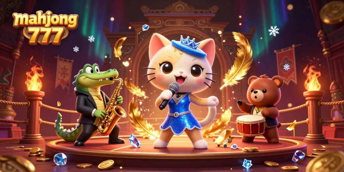 Enhance your gameplay with mahjong 777 in this exciting 3D casino scene featuring animated characters.