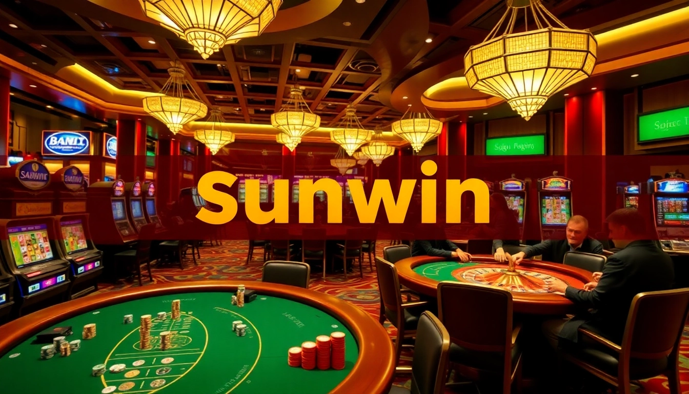 Gameplay at sunwin casino, showcasing an inviting poker table with vibrant chips and cards.