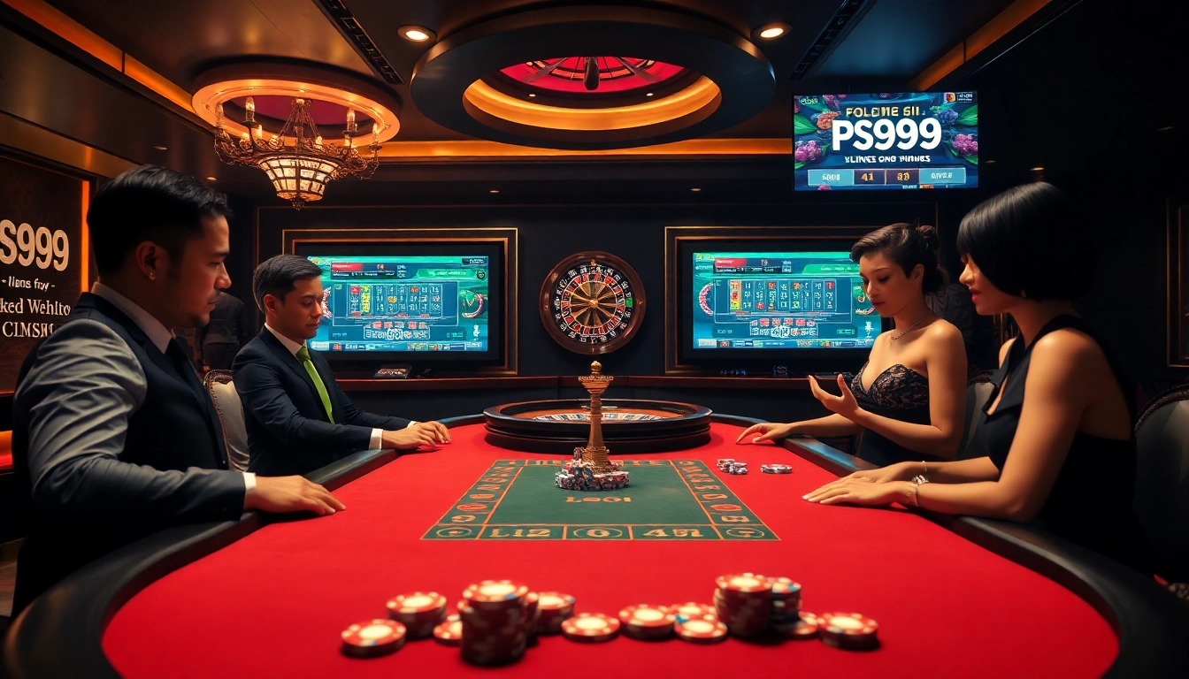 Experience thrilling gameplay at PS99 with a dynamic casino atmosphere.