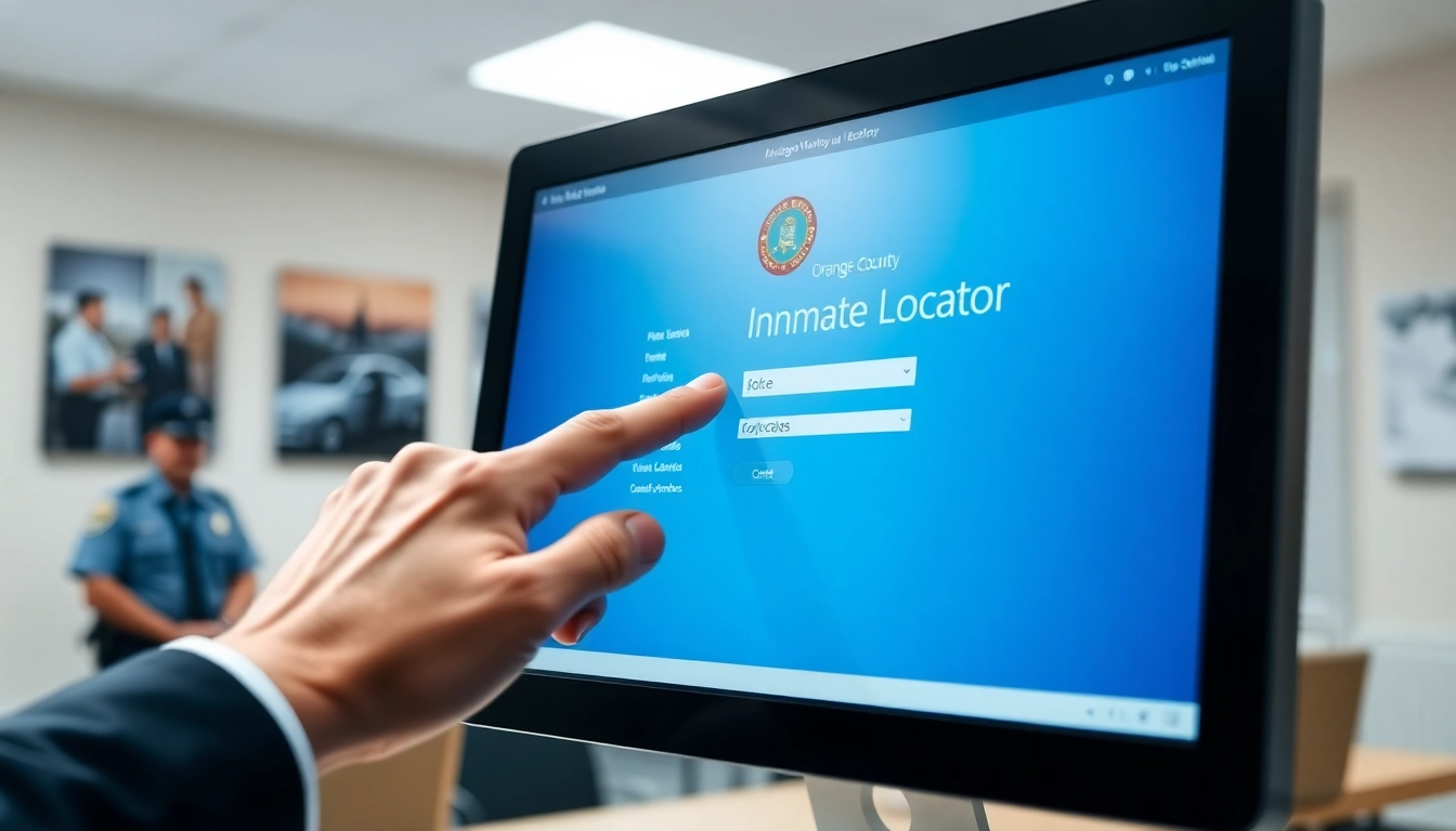Navigate the Orange County Jail Inmate Locator easily with a user-friendly digital interface.