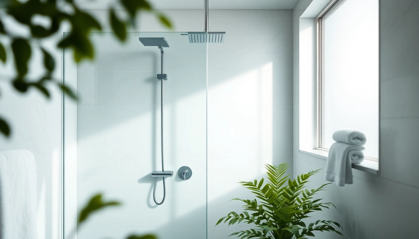 Transforming spaces with elegant showers in a modern, serene bathroom setting