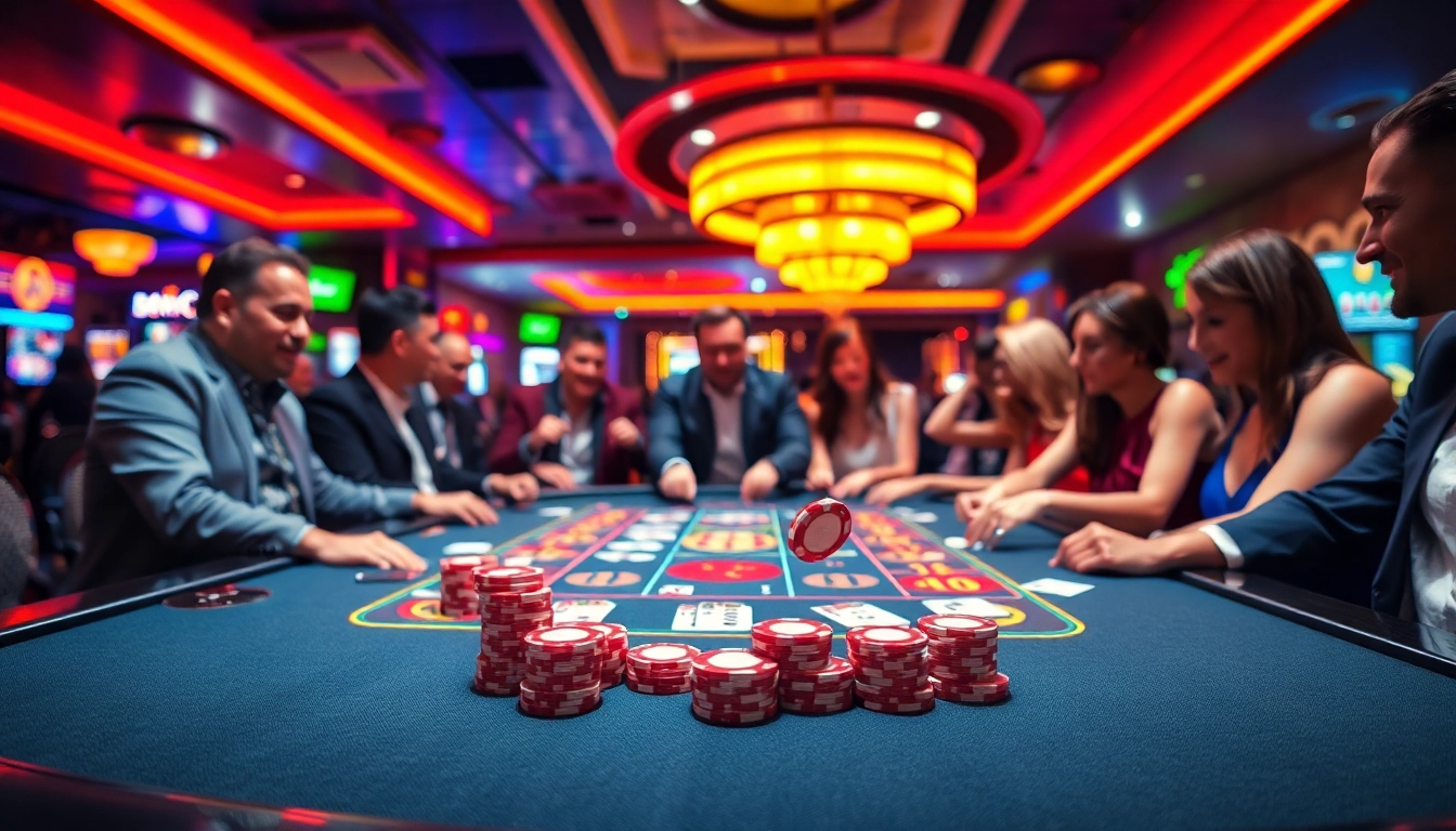 Erleben Sie die Aufregung des neue casino bonus ohne einzahlung an einem lebhaften Spieltisch.