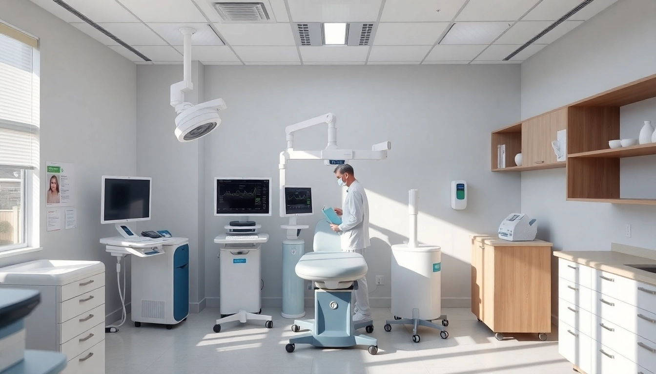 Showcasing ad DÓC Medical products in a modern healthcare setting.