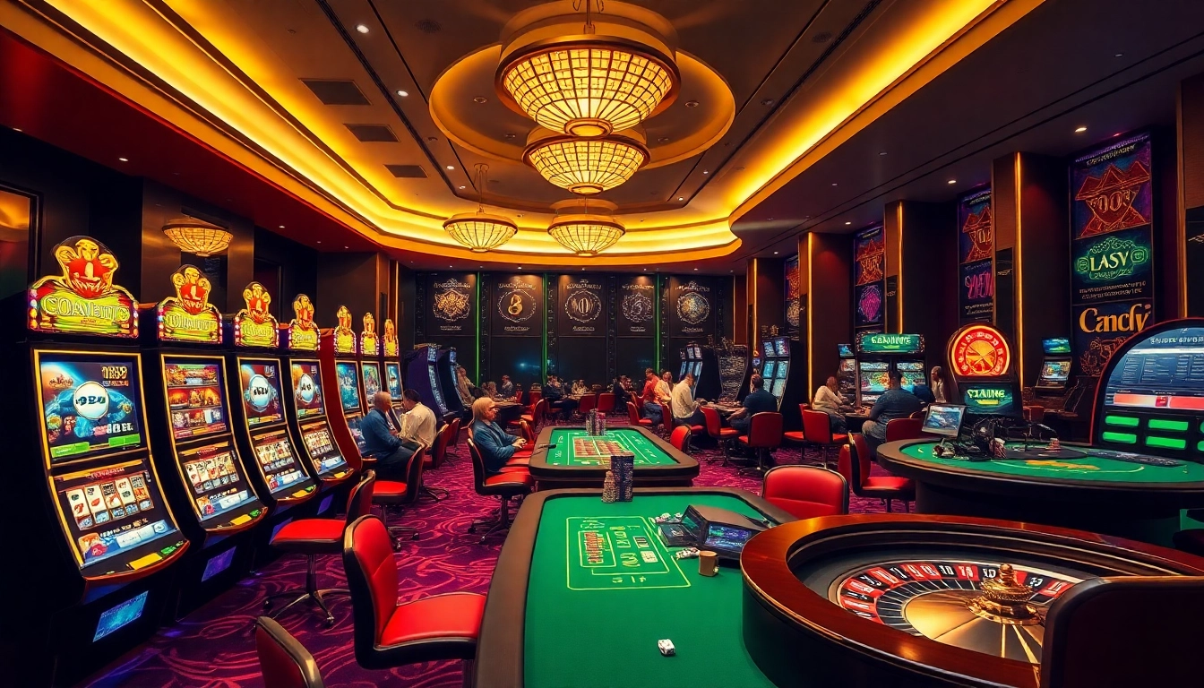 Experience the thrill of 8k8 while playing exciting games at a luxurious casino setting.