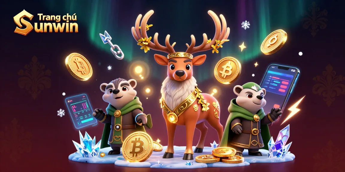 Engage with Trang chủ Sunwin, showcasing dynamic gaming features and vibrant 3D characters.