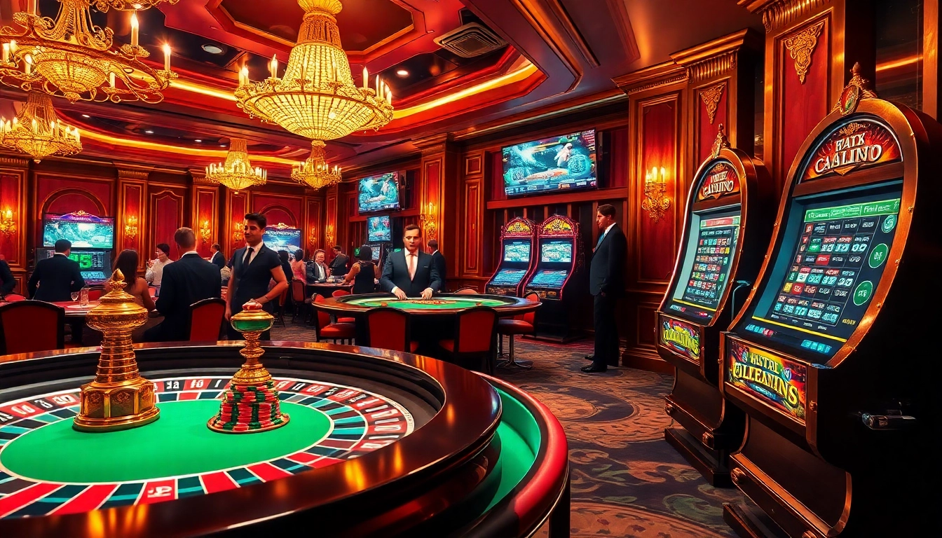 Engage in thrilling casino games at https://f1682.email/, showcasing the excitement of roulette and poker.