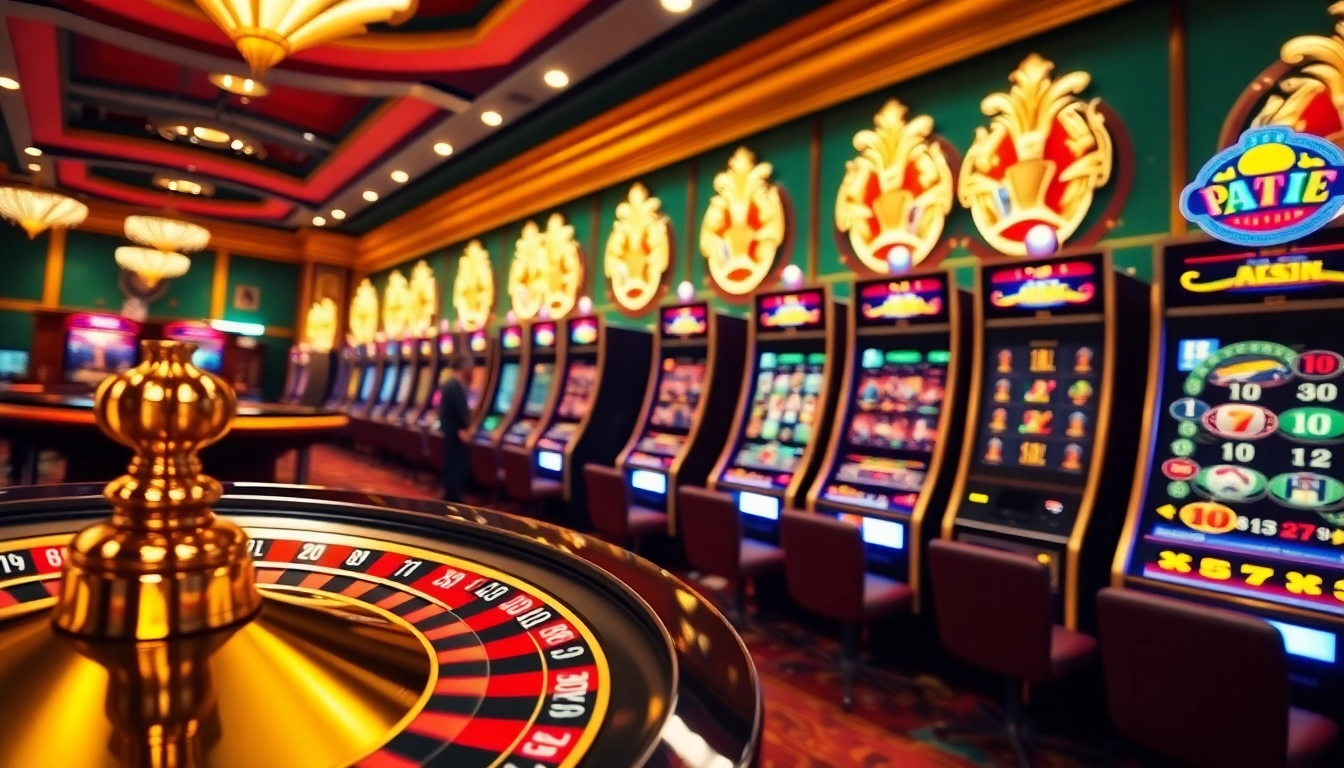 An exciting online gambling scene at https://open88ss.com/ showcasing vibrant casino games and interactive elements.