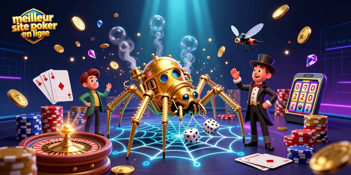 Vivez l'expérience du meilleur site de poker en ligne avec notre illustration captivante de poker.