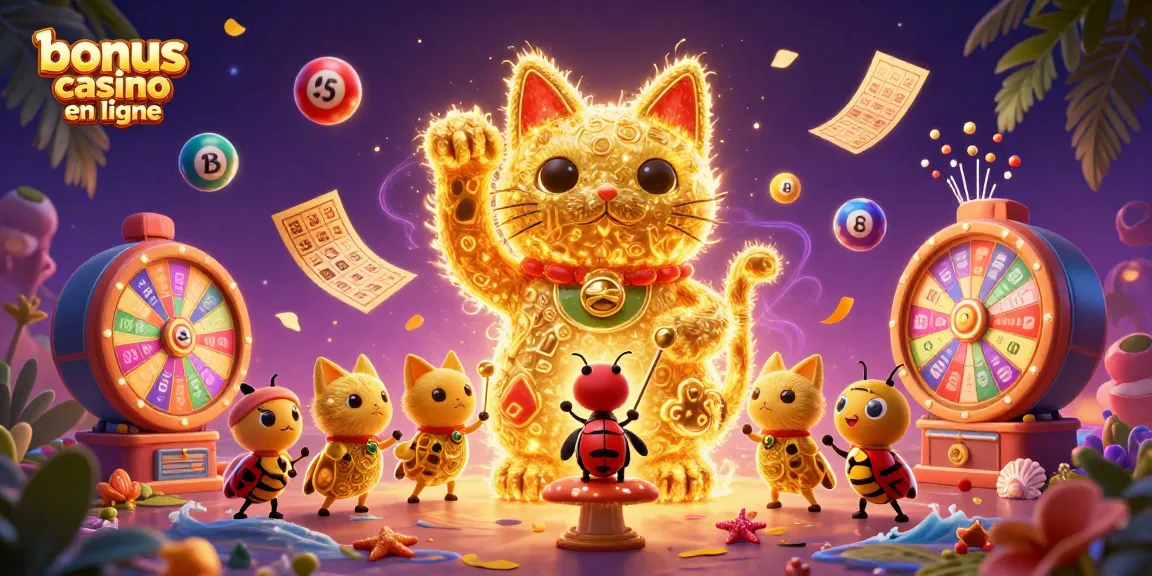 Jouez avec des bonus de casino en ligne tout en profitant de la magie colorée des symboles de casino.