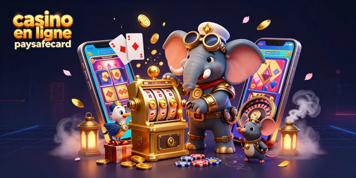 Déposez des fonds en toute sécurité sur un casino en ligne paysafecard avec des jeux captivants.