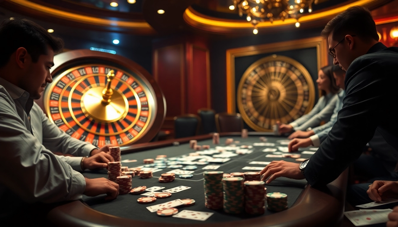 Experience thrilling gameplay with luck8 amid vibrant casino action and high-stakes excitement.