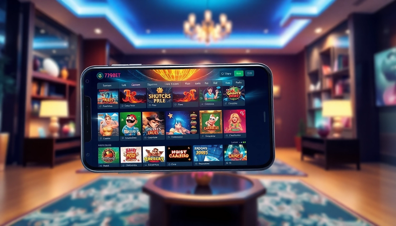 Exciting online gaming experience at 789bet store featuring various casino games and sports betting.