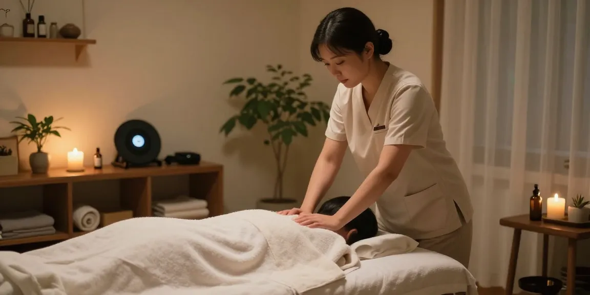 역삼동마사지가 제공되는 편안한 마사지 치료실 모습