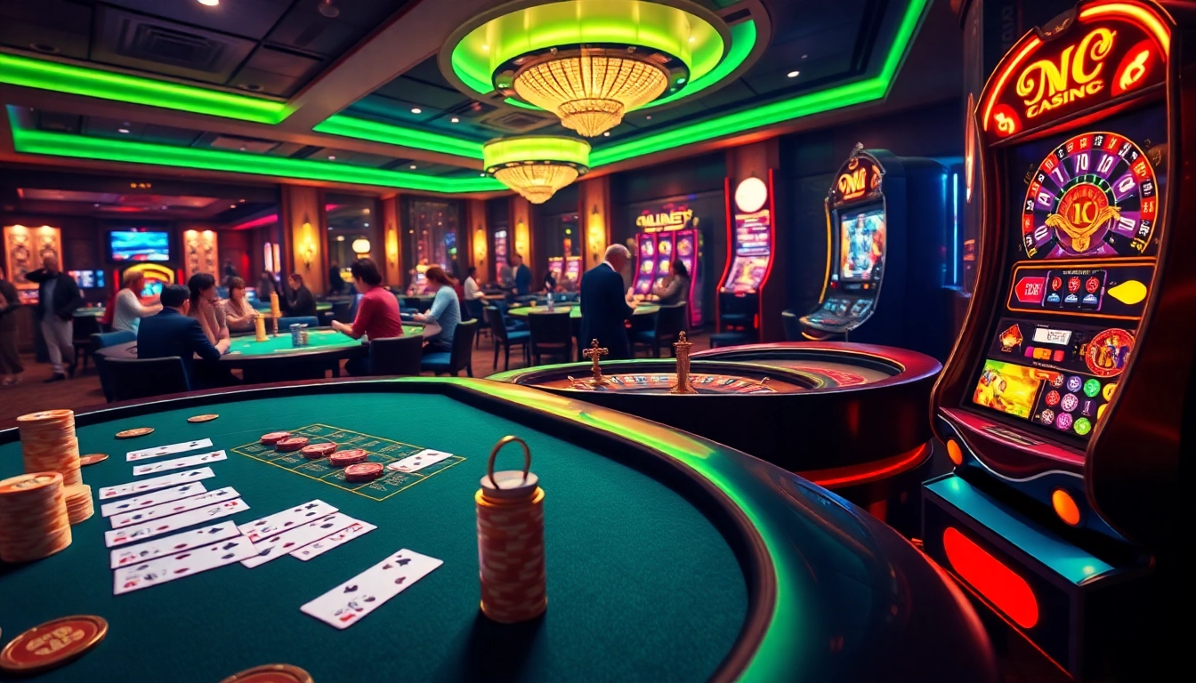 Experience the thrilling atmosphere of nn88 with lively casino games and an elegant betting environment.