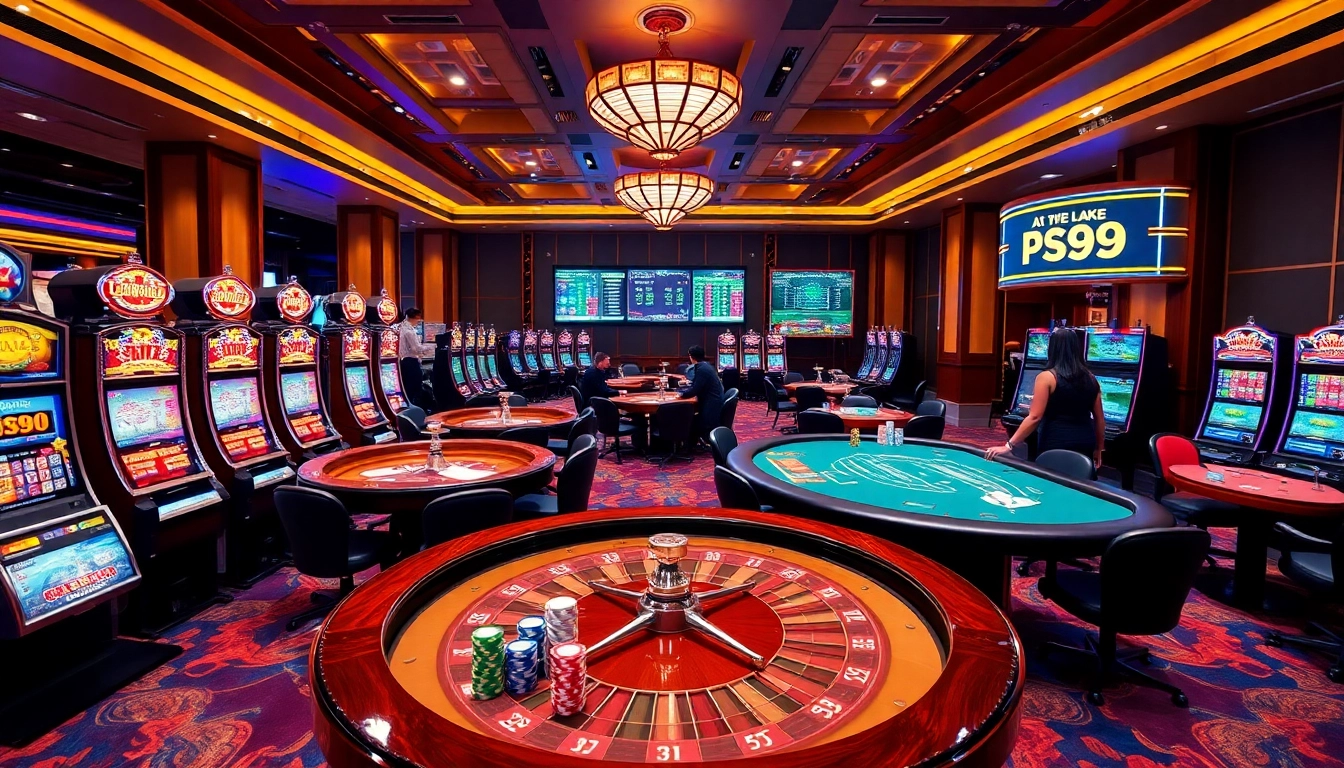 Experience the thrill of PS99 casino gaming with vibrant tables and engaging live dealers.